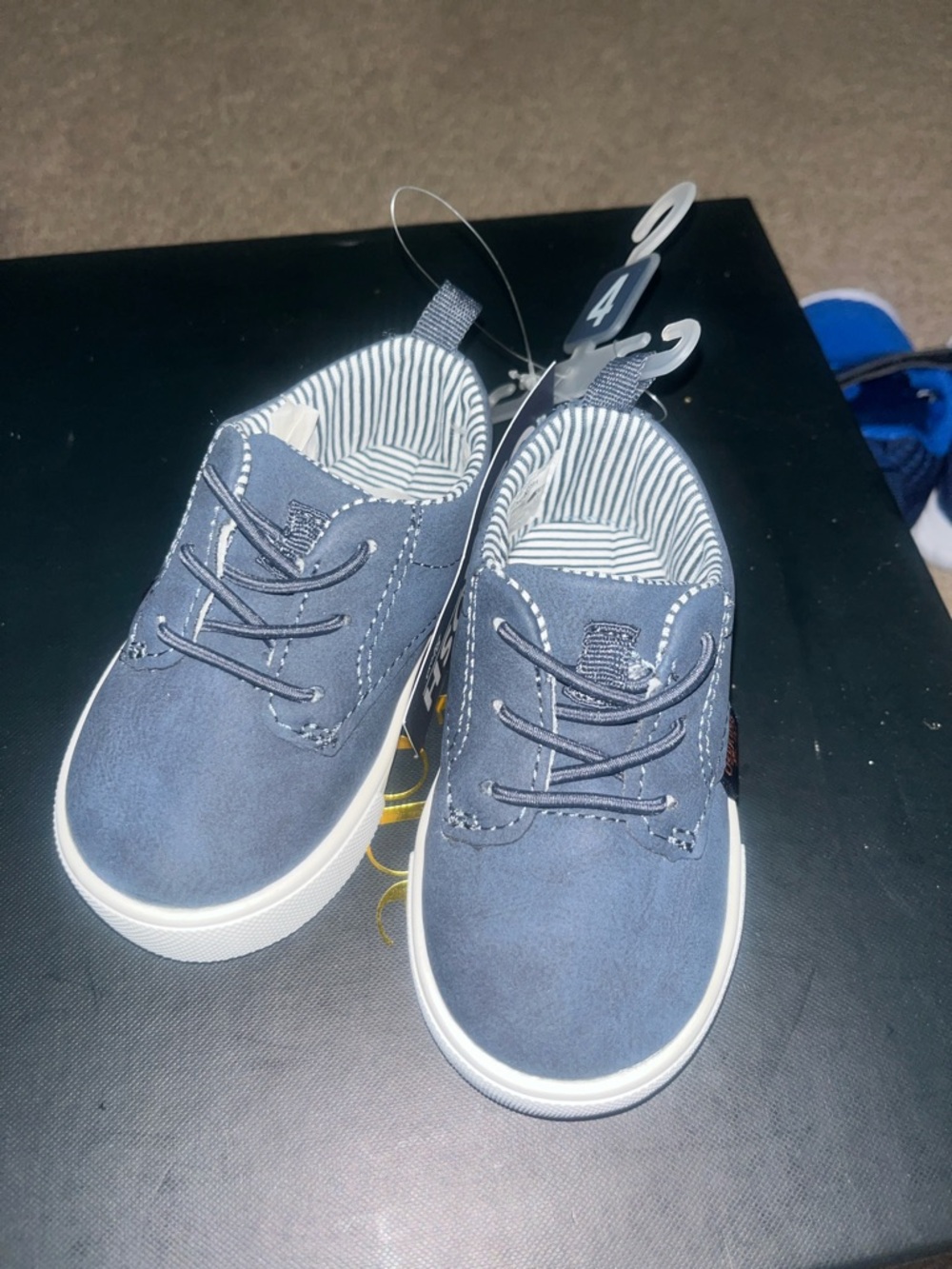 OshKosh B'gosh Navy Blue Slip-On Style Kids Sneakers